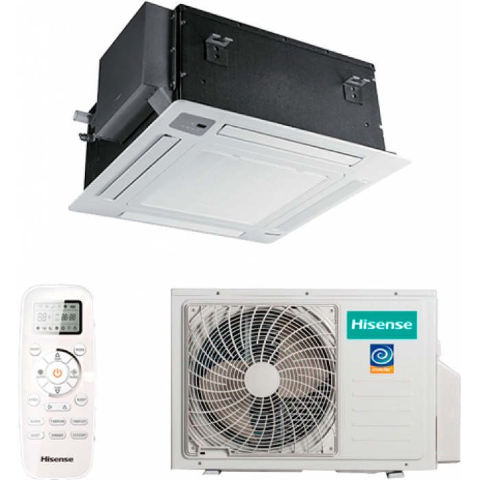 Кассетный кондиционер Hisense ACT-12UR4RCC8/AUW-12U4RS8