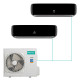 Настенная мульти-сплит-система Hisense Premium Black Fm Dc Inverter R32 на 2 комнаты