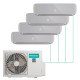 Настенная мульти-сплит-система Hisense Silver FM DC Inverter R32 на 4 комнаты